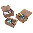 Alternate image 4 for Honey-Can-Do&reg; Parchment Cord Box in Taupe (Set of 3)