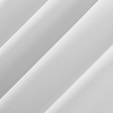 Sun Zero Jules Total Blackout 84-Inch Rod Pocket Window Curtain Panel in White. View a larger version of this product image.
