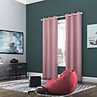 Alternate image 5 for Sun Zero Miles Total Blackout 96-Inch Grommet Window Curtain Panel in Pink (Single)