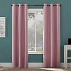 Alternate image 0 for Sun Zero Miles Total Blackout 96-Inch Grommet Window Curtain Panel in Pink (Single)