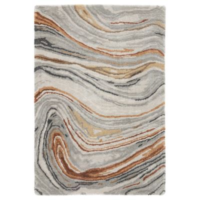 Jaipur Living Benna Abstract 2&#39; x 3&#39; Handcrafted Accent Rug in Copper