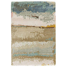 Jaipur Living Benna Abstract 2' x 3' Handcrafted Accent Rug in Tan