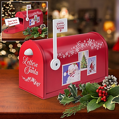 Mr. Christmas&reg; Santa&#39;s Enchanted Mailbox&trade; Kit in Red. View a larger version of this product image.