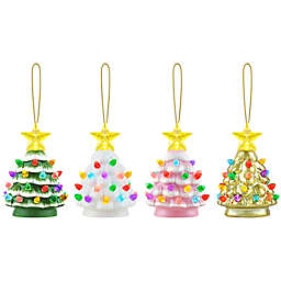 H for Happy™ 4.5-Inch Assorted Mini Vintage LED Christmas Tree
