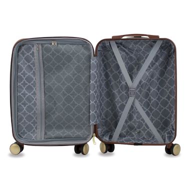 Puiche Jewel 2-Piece Vanity Case and Carry On Luggage Set. View a larger version of this product image.