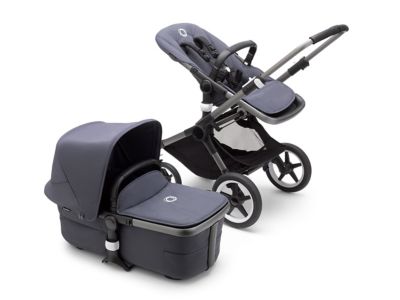 Bugaboo Fox3 2022 Complete Stroller - Graphite/Stormy Blue