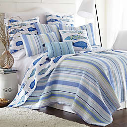 Levtex Home Calla Reversible King Quilt Set in Blue