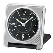 Seiko Travel Alarm Clock in Silver