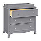 Alternate image 4 for DaVinci Kalani 3-Drawer Dresser in Grey