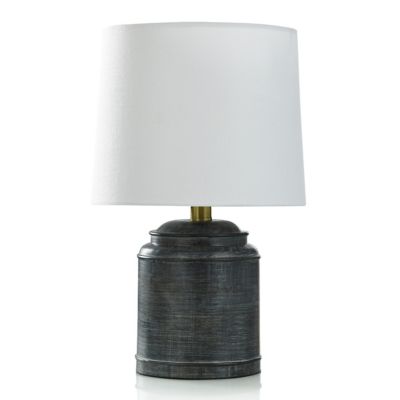 Bee &amp; Willow&trade; Washed Wood Table Lamp with Fabric Shade