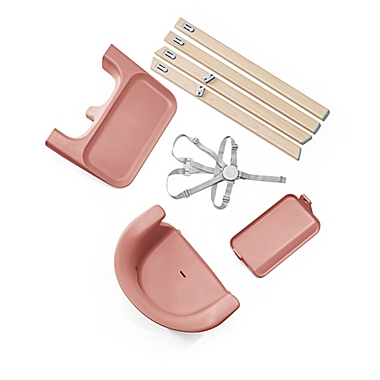 Stokke&reg; Clikk&trade; High Chair in Coral. View a larger version of this product image.