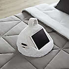 Alternate image 1 for UGG&reg; Dawson Tipped Faux Fur Tablet Pouf in Oatmeal