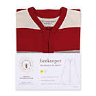 Alternate image 2 for Burt&#39;s Bees Baby&reg; Beekeeper&trade; Jumbo Stripe Wearable Blanket in Cardinal