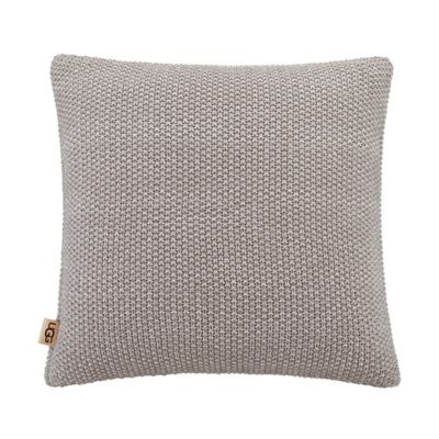 UGG&reg; Summer Knit Square Throw Pillow in Fawn