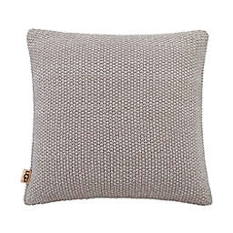 UGG® Summer Knit Square Throw Pillow in Fawn