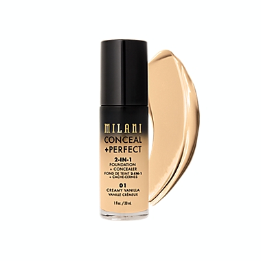 Milani 2-in-1 Foundation + Concealer in Creamy Vanilla. View a larger version of this product image.