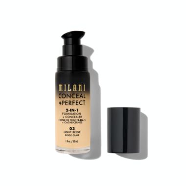 Milani 1 oz. 2-in-1 Foundation + Concealer in Light Beige. View a larger version of this product image.