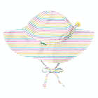 Alternate image 0 for i play. by green spouts&reg; Size 9-18M Brim Sun Protection Hat in Rainbow Pinstripe