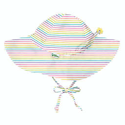 i play. by green spouts® Size 0-6M Brim Sun Protection Hat in Rainbow Pinstripe
