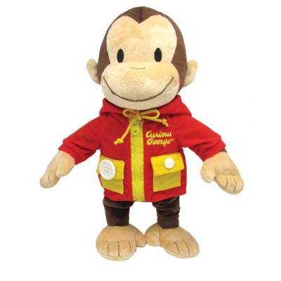 Curious George Learn to Dress Plush Toy