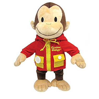 Curious George Learn to Dress Plush Toy. View a larger version of this product image.