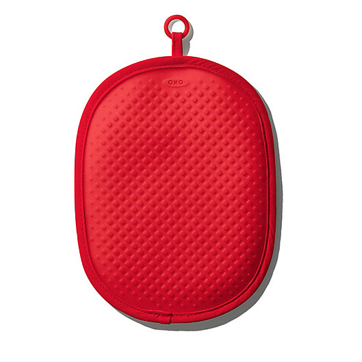 Red OXO Good Grips Silicone Pot Holder 2 Pack