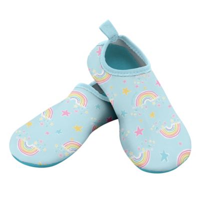 i play.&reg; by green sprouts&reg; Size 8 Swim Shoes in Aqua Rainbow
