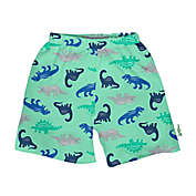 i play.&reg; by green sprouts&reg; Dino Classic Trunks with Swim Diaper in Seafoam