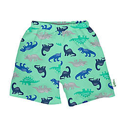i play.® by green sprouts® Dino Classic Trunks with Swim Diaper in Seafoam
