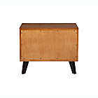 Alternate image 12 for Mid-Century 2-Drawer Nightstand in Brown