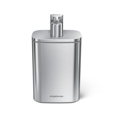 simplehuman&reg; 16 oz. Pulse Pump Soap Dispenser in Brushed Stainless Steel. View a larger version of this product image.