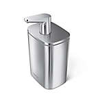 Alternate image 0 for simplehuman&reg; 16 oz. Pulse Pump Soap Dispenser in Brushed Stainless Steel