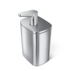 Alternate image 0 for simplehuman&reg; 16 oz. Pulse Pump Soap Dispenser in Brushed Stainless Steel
