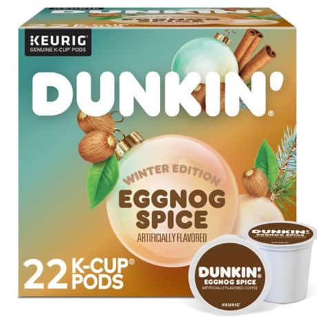 Dunkin'® Eggnog Spice Coffee Keurig® K-Cup® Pods 22-Count | Bed Bath