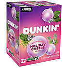 Alternate image 9 for Dunkin&#39;&reg; Holiday Cheers Coffee Keurig&reg; K-Cup&reg; Pods 22-Count