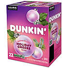 Alternate image 11 for Dunkin&#39;&reg; Holiday Cheers Coffee Keurig&reg; K-Cup&reg; Pods 22-Count
