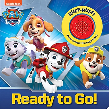 Paw Patrol &quot;Ready to Go!&quot; Sound Book in Blue. View a larger version of this product image.