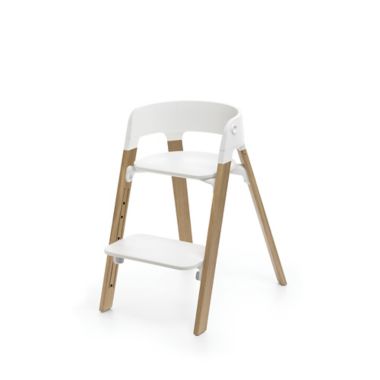 Stokke&reg; Steps&trade; High Chair in Natural/White. View a larger version of this product image.