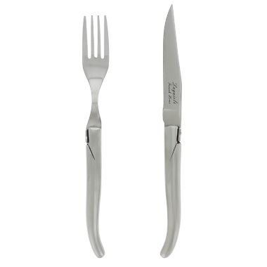 French Home&reg; 8-Piece Laguiole Connoisseur Knife &amp; Fork Set. View a larger version of this product image.