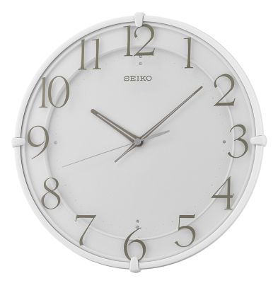 Seiko 12-Inch Modern Wall Clock in White | Bed Bath & Beyond