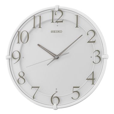 Seiko 12-Inch Modern Wall Clock in White | Bed Bath & Beyond