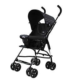 Evezo Sander Lightweight Single Stroller in Black