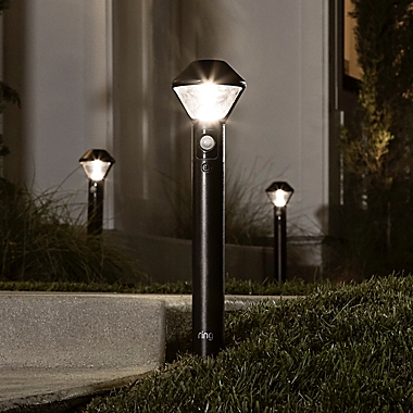 Ring Smart Lighting Pathway Light in Black. View a larger version of this product image.