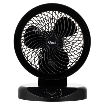 Ozeri&reg; Brezza 360 10-Inch Oscillating Table Fan in Black