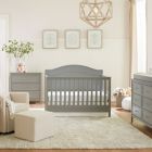 Alternate image 5 for DaVinci Charlie 4-in-1 Convertible Crib in Grey