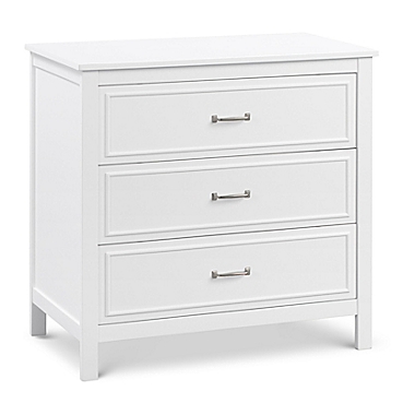 DaVinci Charlie 3-Drawer Dresser in White. View a larger version of this product image.