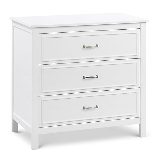Alternate image 1 for DaVinci Charlie 3-Drawer Dresser in White