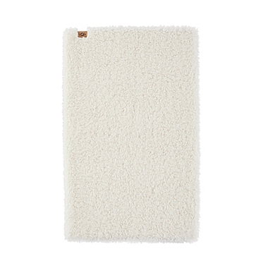 UGG&reg; Curly Sherpa 2&#39;3 x 3&#39;8 Accent Rug in Natural. View a larger version of this product image.