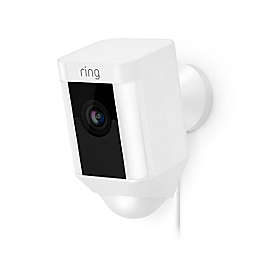 Ring Spotlight Wired Security Camera in White