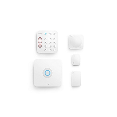 Ring 5-Piece Alarm Home Security Kit in White. View a larger version of this product image.